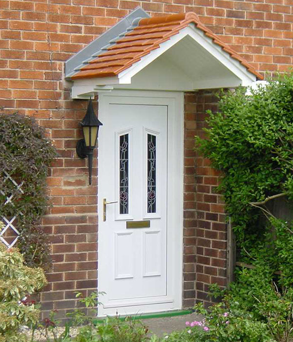 PVC entrance door