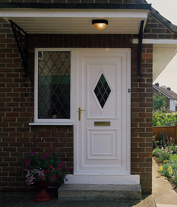 White PVC door