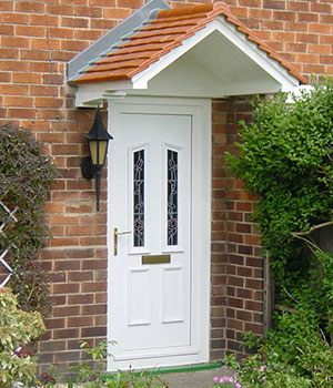 White PVC door