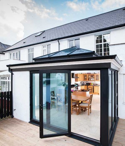 Orangery with roof lantern